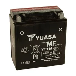 Yuasa Super MF YTX16-BS-1 Motorcycle Battery