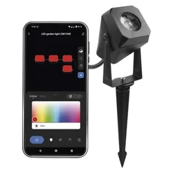 Emos ziw191r Gosmart led reflektor 1,5w rgb ic dimabilni wi-fi, dodatak za proširenje seta ziw194r ( 3584 )