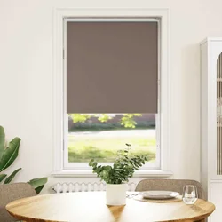 Rolo zavjesa za zamračivanje boje kave 70x175 cm Širina tkanine 65,7 cm Poliester