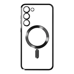 Silikonska futrola Magsafe SAMSUNG S25+ CRNA
