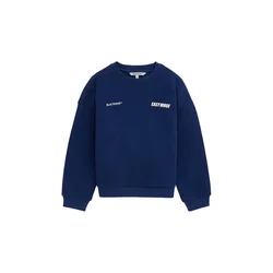 WE Fashion Majica temno modra/bela