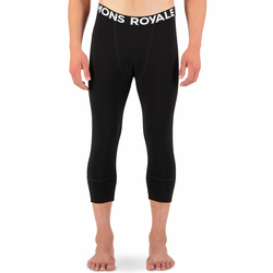 Mons Royale Merino Cascade Flex 200 3/4 Base Layer Bottoms black