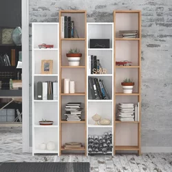 Conceptum Hypnose Polica 33,6x180x25cm Hrast-Bela