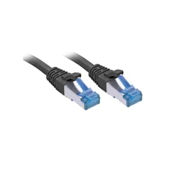Lindy 47416 networking cable 5 m Cat6a S/FTP (S-STP) Black