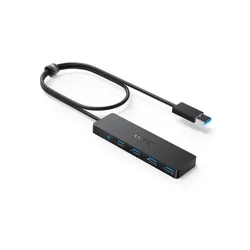 ANKER Adapter sa 4 ulaza USB 3.0 B2C, Crni