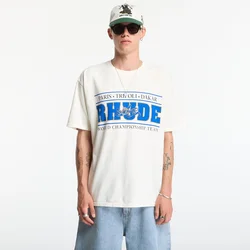 Majice Rhude Rhude Chrono Tee Vintage White/ Blue M