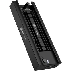 Priklopna postaja za M.2 NVMe in SATA SSD, USB 3.2 Gen2 Type-C, aluminij