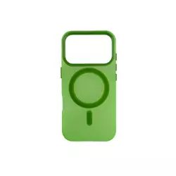 Silikonska futrola Magsafe FLURO COLOR Iphone 17 Pro ZELENA