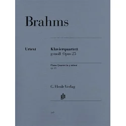BRAHMS;KLAVIERQUARTETT G-MOLL OP.25 NOTE ZA klaviature