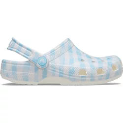CROCS Dečije papuče Classic Gingham 210988-16S, Belo-plave