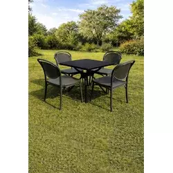 Modena Baštenski set Sand - Sto 70x70 + 4 stolice | Više boja