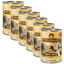 Konzerva Wolfsblut Wild Duck Puppy 6x395 g
