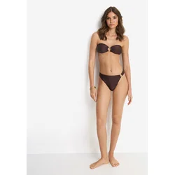 LSCN by LASCANA Bikini zgornji del  temno rjava