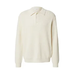 DAN FOX APPAREL Pulover Luca off-bela