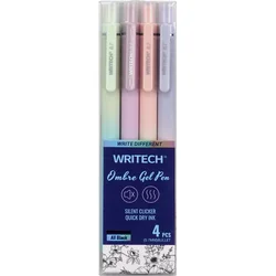 GEL PEN 0,7 WRITECH W-0171 OMBRE GRADIENT PASTEL BLIST. 4/1
