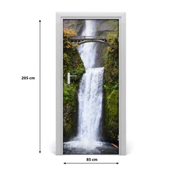 tulup.si Tapete na vratih Slap bridge 85x205 cm