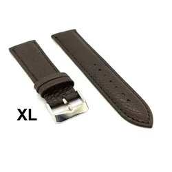 Kožni kaiš Diloy XL 24mm DIL205EL.2 Tamno braon boja
