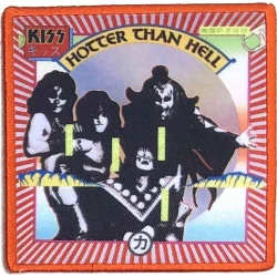 Kiss Hotter Than Hell Iron-On Patch