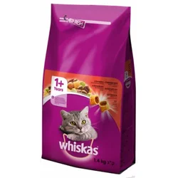 HRANA ZA MAČKE GRANULE GOVEDINA WHISKAS 1.4KG