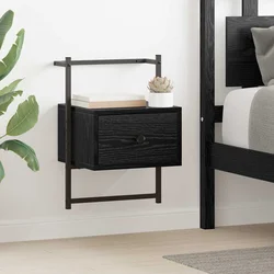 Noćni ormar 2 pcs Crni hrast 35 x 30 x 51 cm Konstruirano drvo