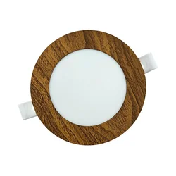 LED ugradna svetiljka CIRCLE LED/6W/230V 4200K, prečnik 11,8 cm, braon
