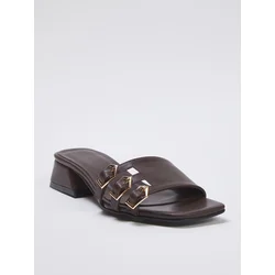 Trendyol Shoes Ženske papuče Takss25To00036, Smeđe