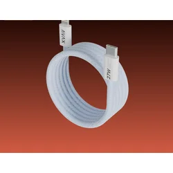 Kabl AVAX CB611LB Magnety / USB-C to Lightning / 27W / 1m braided / Light Blue