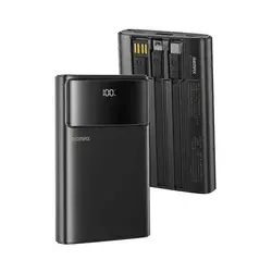 Remax Power Bank FC-03 LED Light PD20W + QC22.5W 10000mAh, Crni