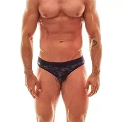 Muške sexy tange Electro Slip, Šarene