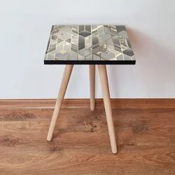 Hanah Home Klub sto Shp265, 35x42x35 cm, Sivi