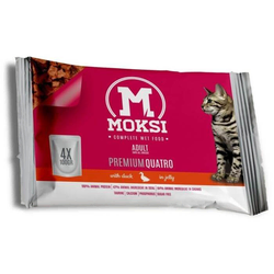 Moksi preliv za mačke pačetinom u sosu 4x100gr