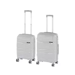 Komplet kovčkov TraveLux Voyager V na kolesih sive barve