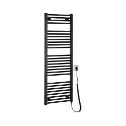 Aqualine - Kupatilski električni radijator DIRECT-E 400W 132x45 cm mat crne boje