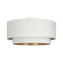 Plafonsko svetlo NATIA 1xE27/60W/230V prečnik 45 cm belo
