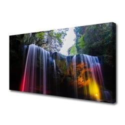 tulup.si Slika na platnu Slap narava 140x70 cm