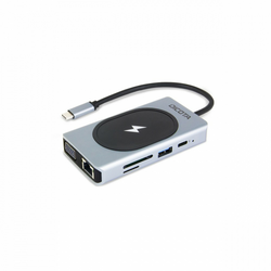 *USB-C 10 v 1 polnilno vozlišče 4K PD 100 W