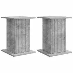 Stalak za biljke 2 pcs Betonska siva 30,5 x 30 x 43 cm
