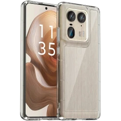 Hibriden ovitek Frame Shield za Motorola Edge 50 Ultra - prozoren