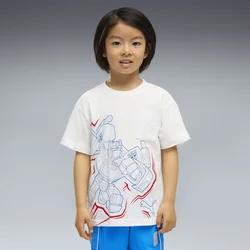 PUMA x TRANSFORMERS Relaxed Graphic Tee Kids, Clothing, White, 6-7Y
