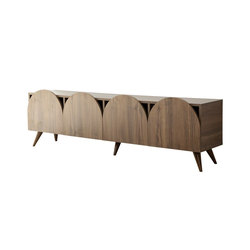 Hanah Home Mesta V2 TV polica, Braon