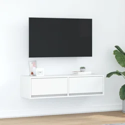 TV ormar s ladicama Bijelo 100 x 31 x 25,5 cm Konstruirano drvo