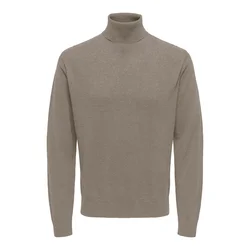 Only & Sons Pulover ONSLOUI  svetlo rjava