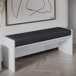 Atelier del Sofa Klupa Pearl, 120x45x35 cm, Bela