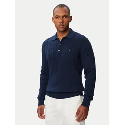 Tommy Hilfiger Pulover Classic MW0MW41955 Mornarsko modra Regular Fit