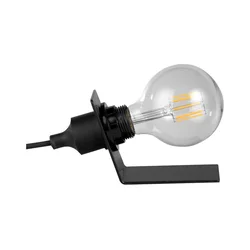 ONLI - Stona lampa WIRE 1xE27/15W/230V crna