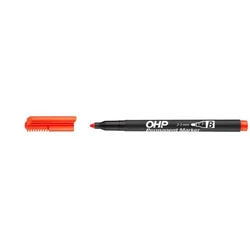 permanentni marker, OHP, 2-3 mm, B, ICO, rdeč