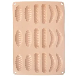 Excellent Houseware Silikonski model za piškote in praline, bež, 33x24,5x1 cm