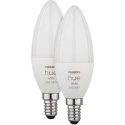 Komplet od 2 LED prigušivih sijalica Philips Hue WHITE AND COLOR E14/5,3W/230V
