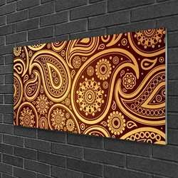 tulup.si Steklena slika Abstrakcija graphics 125x50 cm 2 obešalnika