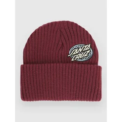 Santa Cruz Global Oval Dot Beanie dark cherry